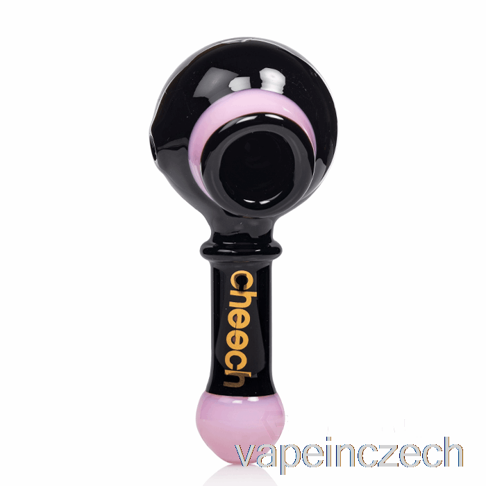 Cheech Glass Dual Spoon Pipe Black / Pink Vape Pen